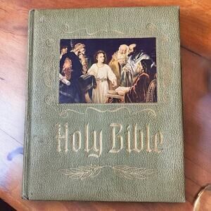 VTG Heirloom Holy Bible Large Authorized or King James Red Letter Edition 1964